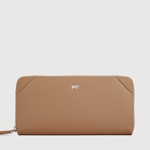 SLATE ZIP LONG WALLET (2 GUSSET)