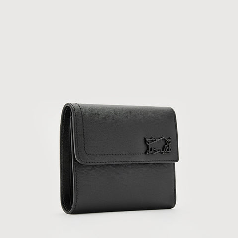 THONET TRIFOLD SMALL WALLET WITH EXTERNAL COIN COMPARTMENT