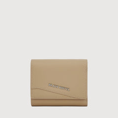 AGMA TRIFOLD SMALL WALLET WITH EXTERNAL COIN COMPARTMENT
