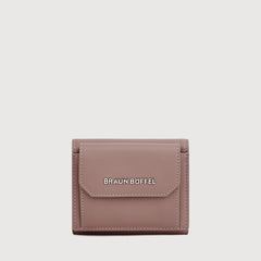 RHEA TRIFOLD SMALL WALLET WITH EXTERNAL COIN COMPARTMENT