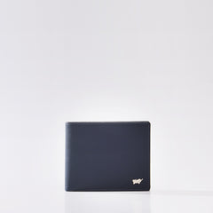 HOMME CENTRE FLAP WALLET WITH COIN COMPARTMENT