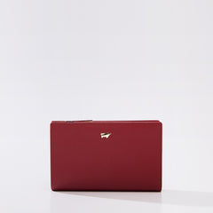 [ONLINE EXCLUSIVE] AURA BIFOLD SHORT WALLET WITH EXTERNAL COIN COMPARTMENT