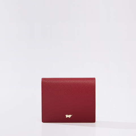 [ONLINE EXCLUSIVE] AURA BIFOLD SMALL WALLET WITH COIN COMPARTMENT