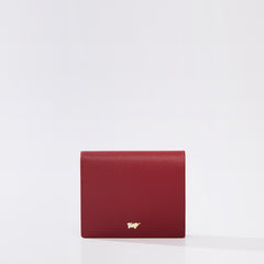 [ONLINE EXCLUSIVE] AURA BIFOLD SMALL WALLET WITH COIN COMPARTMENT