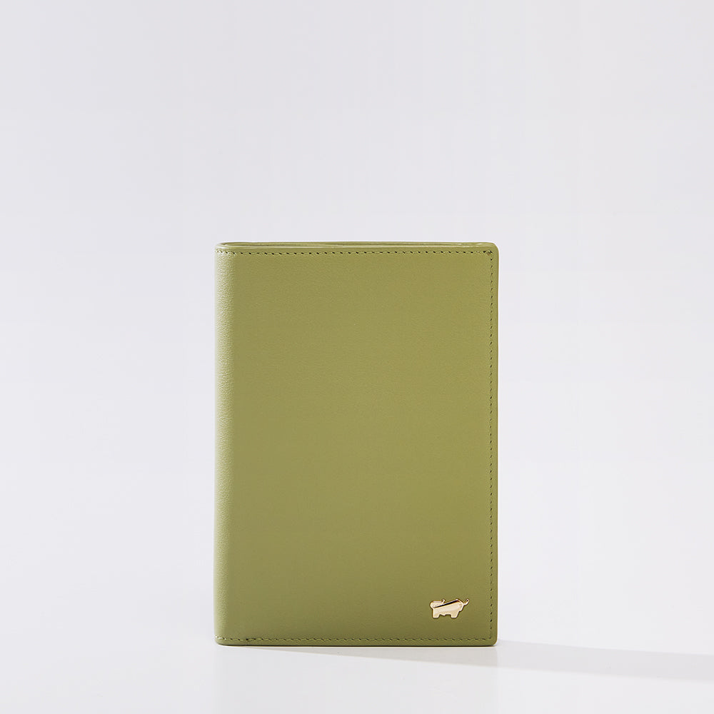 [ONLINE EXCLUSIVE] AURA PASSPORT HOLDER WITH NOTES COMPARTMENT