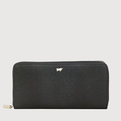 CANVA ZIP LONG WALLET (3 GUSSET)