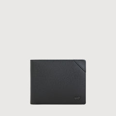 SLATE CENTRE FLAP CARDS WALLET