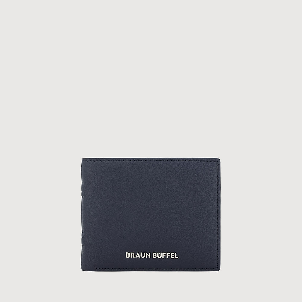 STITCH BIFOLD WALLET WITH COIN COMPARTMENT