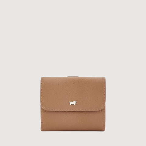 PAN BIFOLD SMALL WALLET WITH EXTERNAL COIN COMPARTMENT