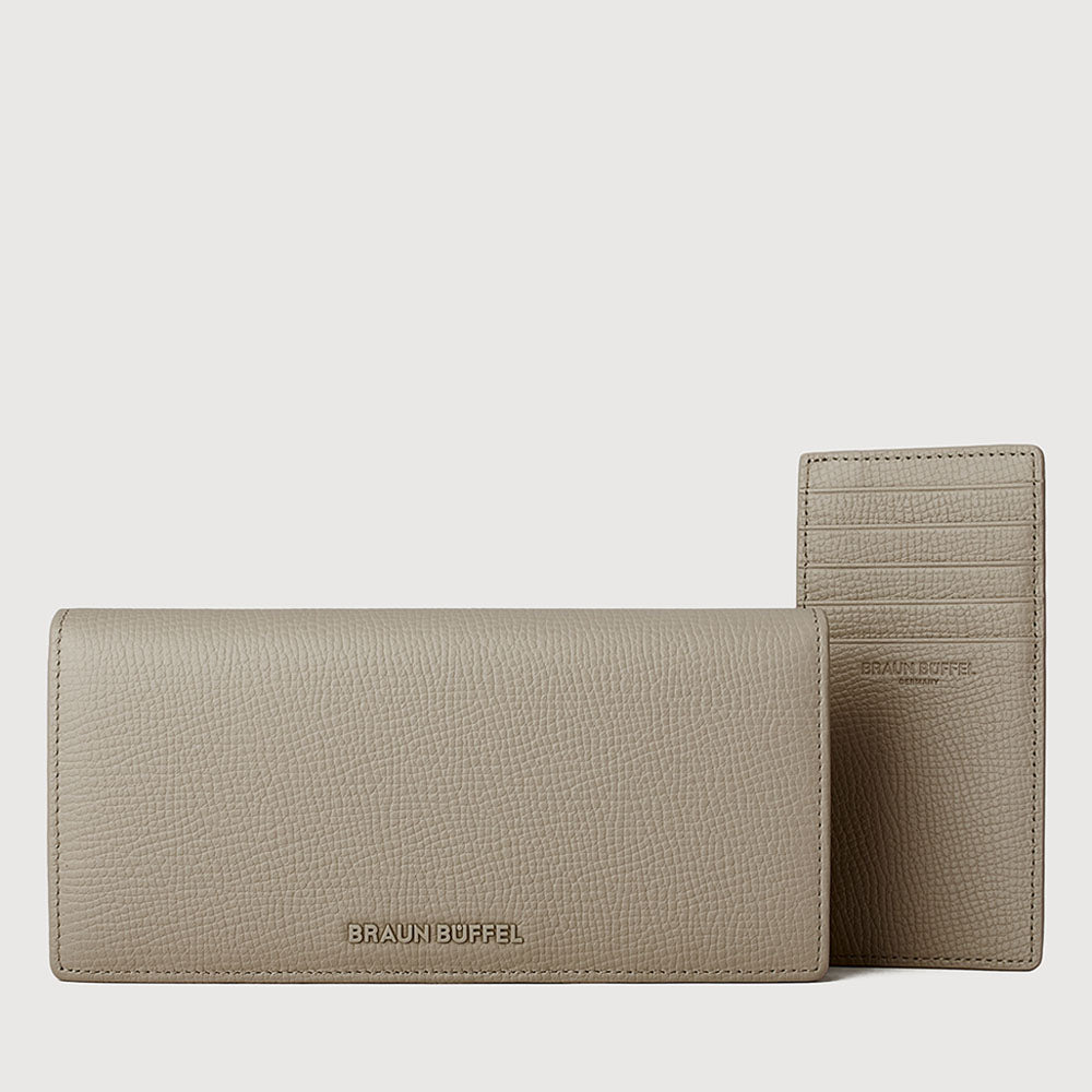 NINA BI-FOLD LONG WALLET WITH ZIP COMPARTMENT (BOX GUSSET)