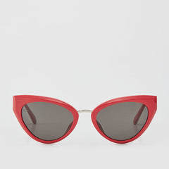CHARIS CAT EYE SUNGLASSES WITH GREY LENS IN GREY PINK
