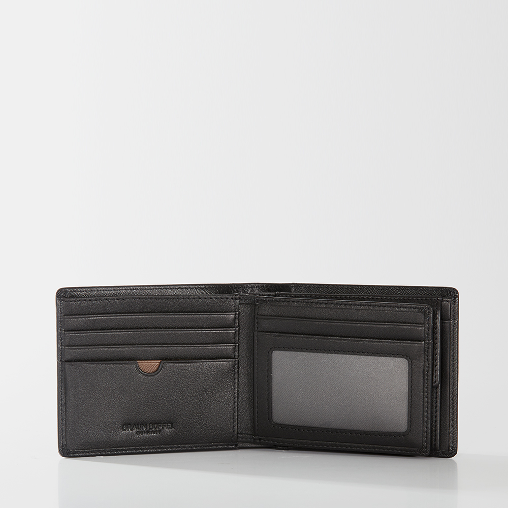 IKON-A CENTRE FLAP WALLET WITH COIN COMPARTMENT 